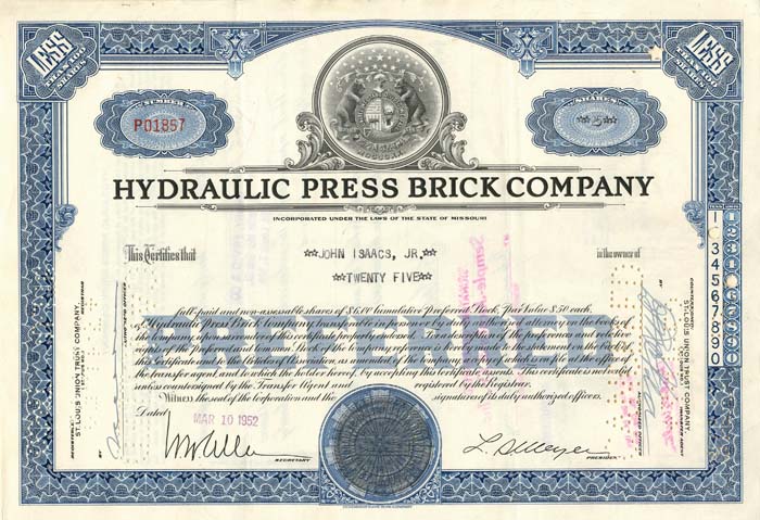 Hydraulic Press Brick Co.